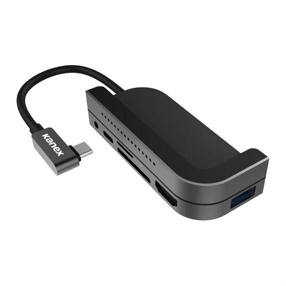 Докинг станция с USB-C изход за захранване на iPad Pro 11 (2018) и iPad Pro 12.9 (2018) - Kanex 6-in-1 Multiport USB-C Docking Station (тъмносив) | JAR Computers Докинг станция с USB-C изход за захранване на iPad Pro 11 (2018) и iPad Pro 12.9 (2018) - Kanex 6-in-1 Multiport USB-C Docking Station (тъмносив)