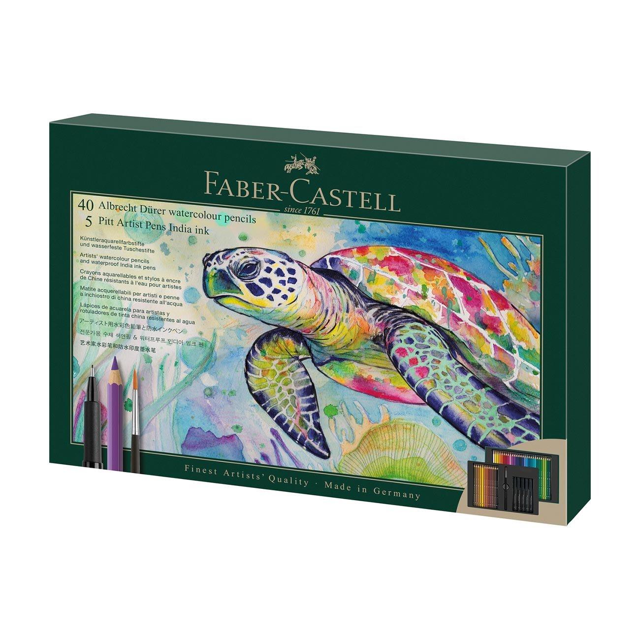 Faber-Castell Комплект моливи Albrecht Durer и тънкописци Pitt, 46 части