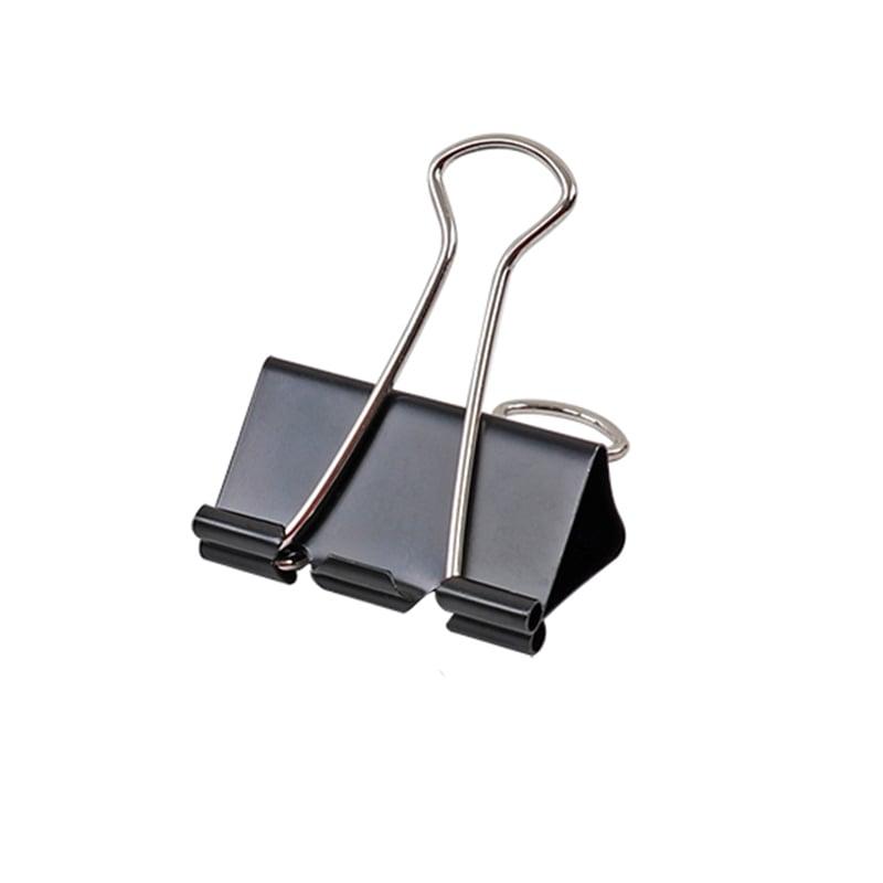 Foska Щипки за пари, 51 mm, 12 броя, черни | JAR Computers Foska Щипки за пари, 51 mm, 12 броя, черни