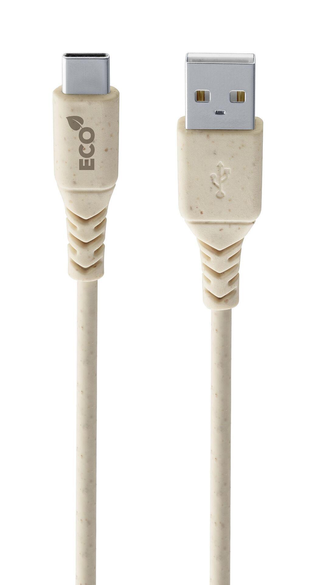 Кабел данни Eco USB към USB-C 1.2 м. | JAR Computers Кабел данни Eco USB към USB-C 1.2 м.