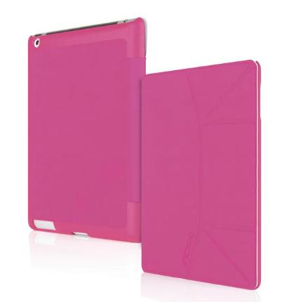 Кожен кейс (набук и велур) и поставка за iPad 4, iPad 3, iPad 2 - Incipio LGND (розов) | JAR Computers Кожен кейс (набук и велур) и поставка за iPad 4, iPad 3, iPad 2 - Incipio LGND (розов)