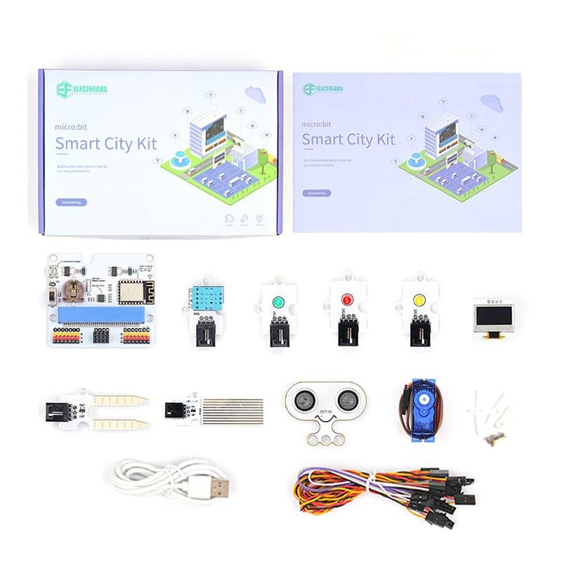 Комплект Elecfreaks Smart City EF08252, за Micro:Bit, 12 урока | JAR Computers Комплект Elecfreaks Smart City EF08252, за Micro:Bit, 12 урока