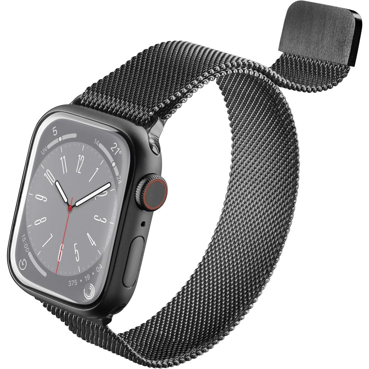 Метална каишка за Apple Watch 38/40/41/42 (серия 10/11)  черна