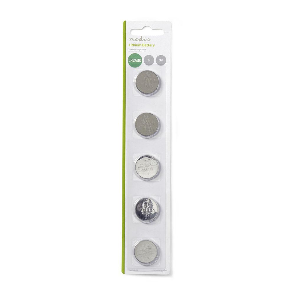 Nedis Lithium Batteries CR2430 3V 5pcs (BALCR24305BL) (NEDBALCR24305BL)