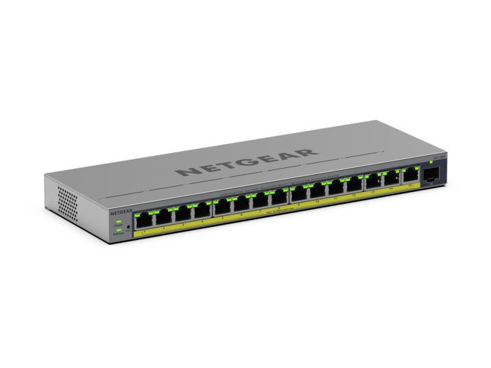 NETGEAR GS116EP Управляем L2/L3 Gigabit Ethernet (10/100/1000) Захранване по Ethernet (PoE) Сив | JAR Computers NETGEAR GS116EP Управляем L2/L3 Gigabit Ethernet (10/100/1000) Захранване по Ethernet (PoE) Сив