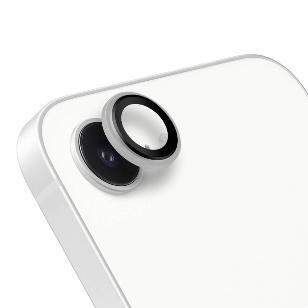 Предпазни стъклени лещи за камерата на iPhone 16e (2025) - OBALME Tempered Glass Camera Lens Protector (бял) | JAR Computers Предпазни стъклени лещи за камерата на iPhone 16e (2025) - OBALME Tempered Glass Camera Lens Protector (бял)