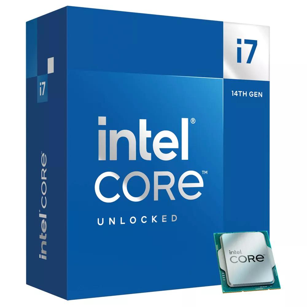 Процесор Intel Core i7-14700K, двадесетядрен (3.4/5.6GHz, 33MB Cache, 0.3-1.6GHz графична честота, LGA1700), BOX, без охлаждане, BX8071514700K | JAR Computers Процесор Intel Core i7-14700K, двадесетядрен (3.4/5.6GHz, 33MB Cache, 0.3-1.6GHz графична честота, LGA1700), BOX, без охлаждане, BX8071514700K
