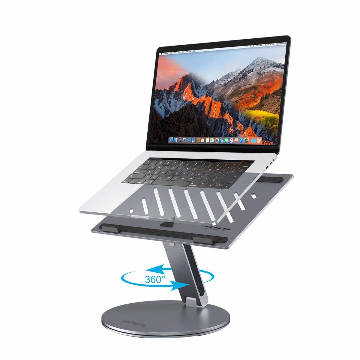 Сгъаваема алуминиева поставка за лаптопи и таблети - 4smarts ErgoPro Laptop Tablet Stand | JAR Computers Сгъаваема алуминиева поставка за лаптопи и таблети - 4smarts ErgoPro Laptop Tablet Stand