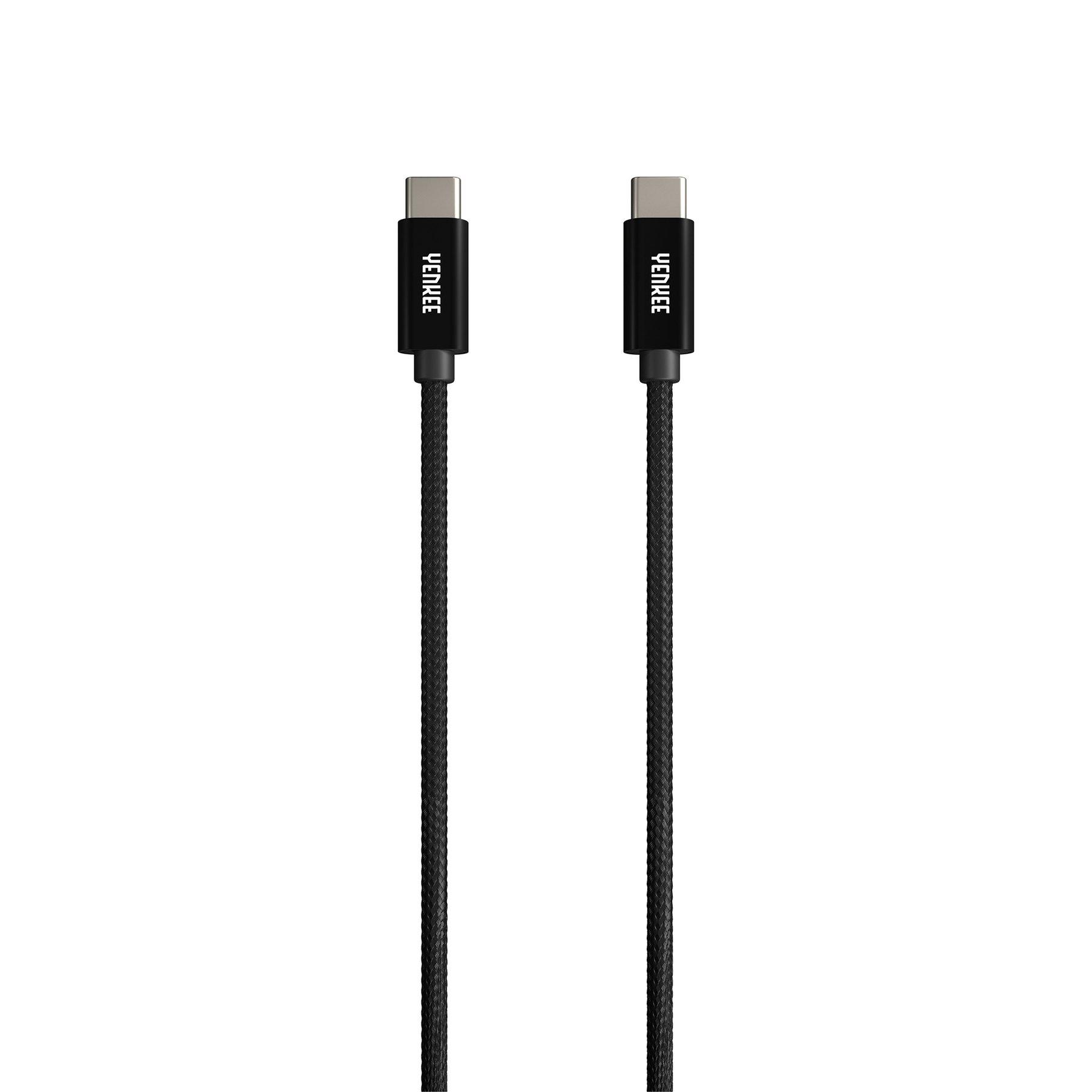 Yenkee Кабел USB Type-C към USB Type-C, 3 m, черен | JAR Computers Yenkee Кабел USB Type-C към USB Type-C, 3 m, черен