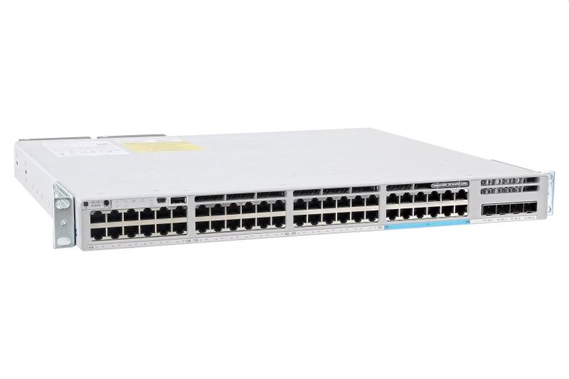 Cisco Catalyst 9300 48-port fixed uplinks UPOE, 12x mGig (100M/1G/2.5G/5G/10G) + 36x 10M/100M/1G copper, 4x 10G uplinks, Network Essentials | JAR Computers Cisco Catalyst 9300 48-port fixed uplinks UPOE, 12x mGig (100M/1G/2.5G/5G/10G) + 36x 10M/100M/1G copper, 4x 10G uplinks, Network Essentials