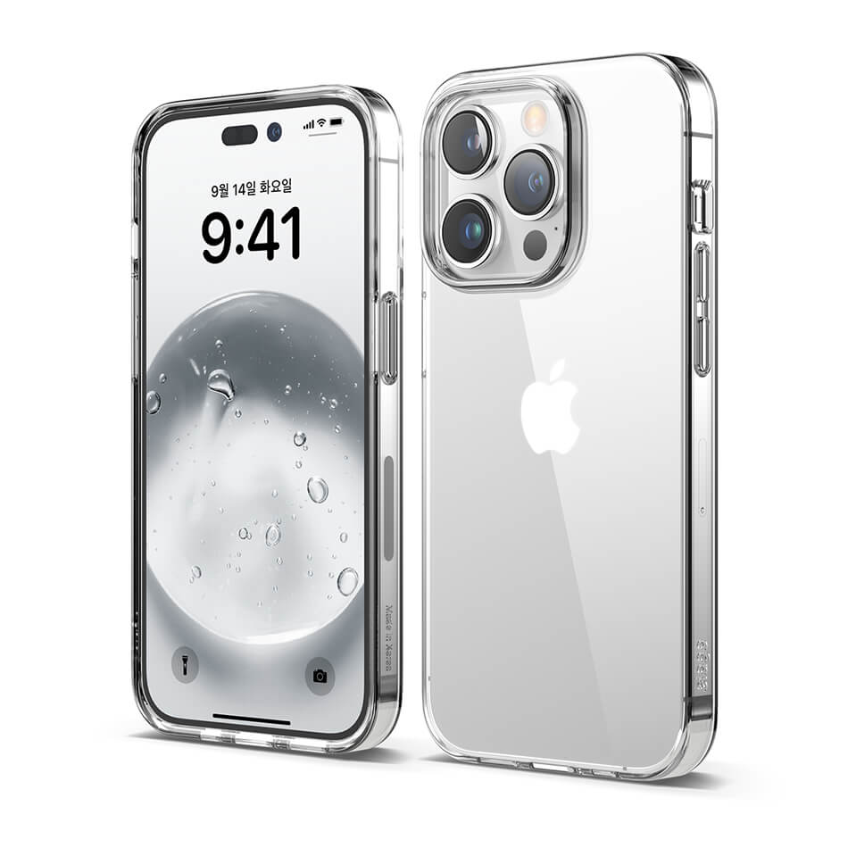 Elago Clear Silicone Case - силиконов (TPU) калъф за iPhone 14 Pro (прозрачен)