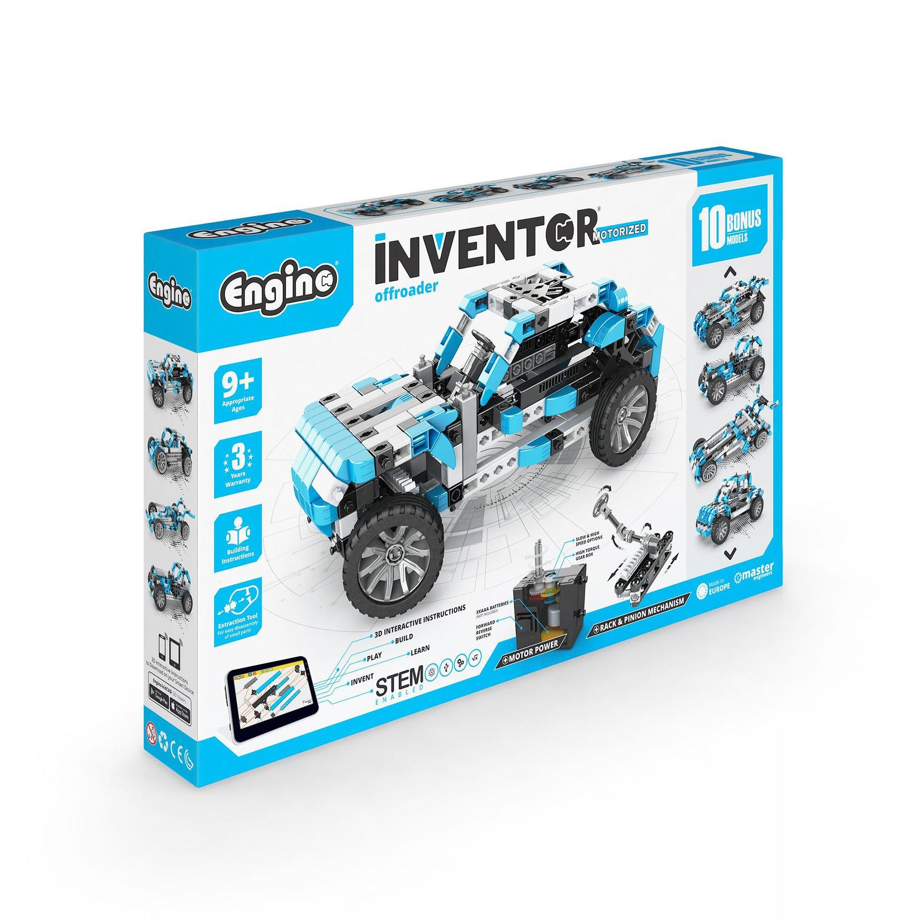 Engino Конструктор Inventor Motorized - Офроудър, 10 в 1 | JAR Computers Engino Конструктор Inventor Motorized - Офроудър, 10 в 1