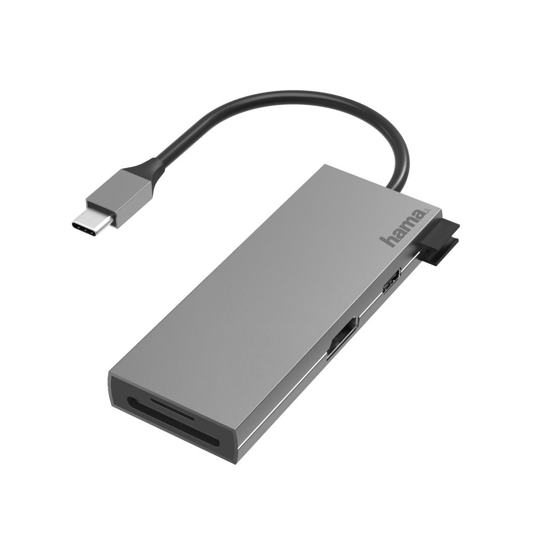 Hama 00200110 докинг станция USB 3.2 Gen 1 (3.1 Gen 1) Type-C Сив | JAR Computers Hama 00200110 докинг станция USB 3.2 Gen 1 (3.1 Gen 1) Type-C Сив