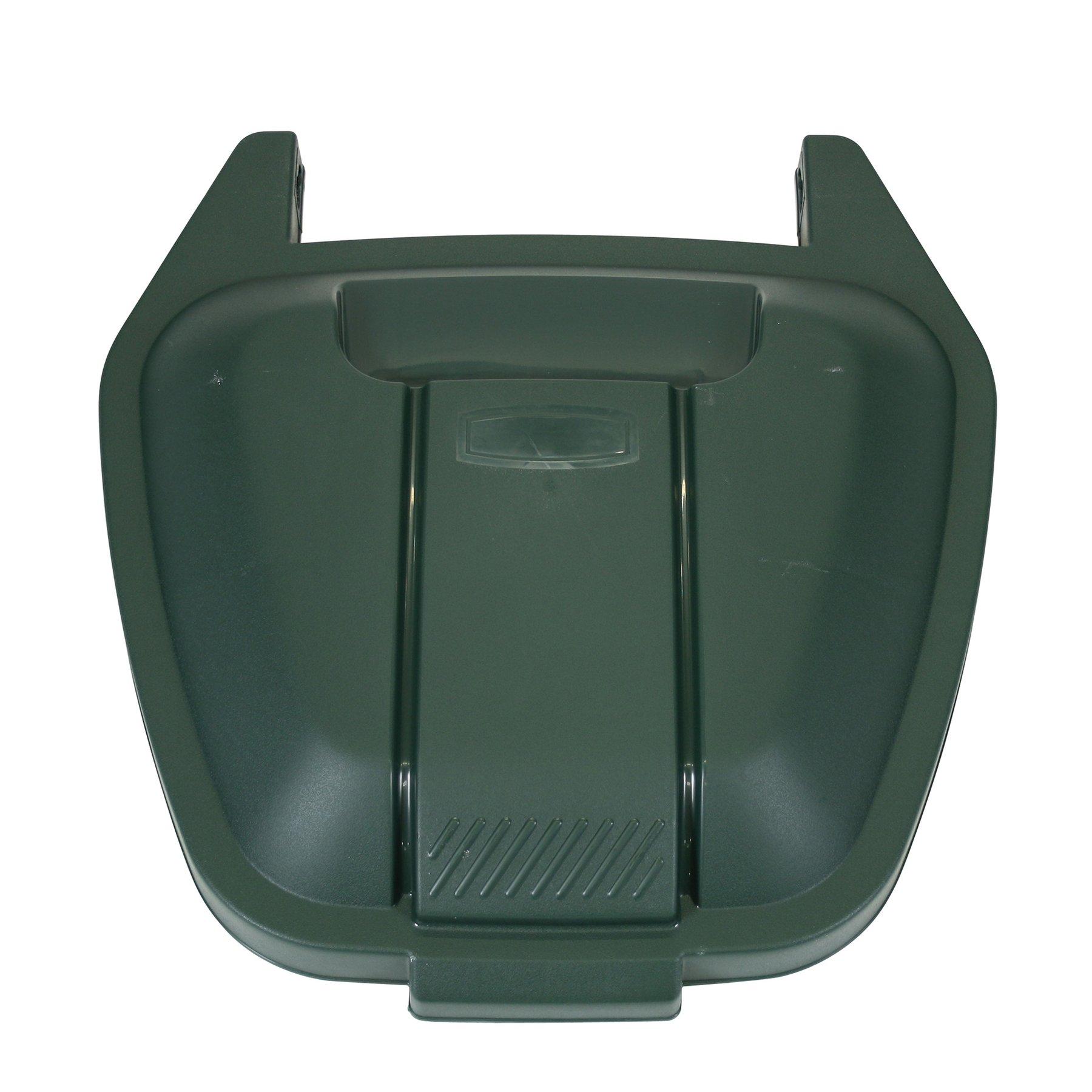 Капак за контейнер Rubbermaid, зелен, 51.5 x 56 x 8 cm
