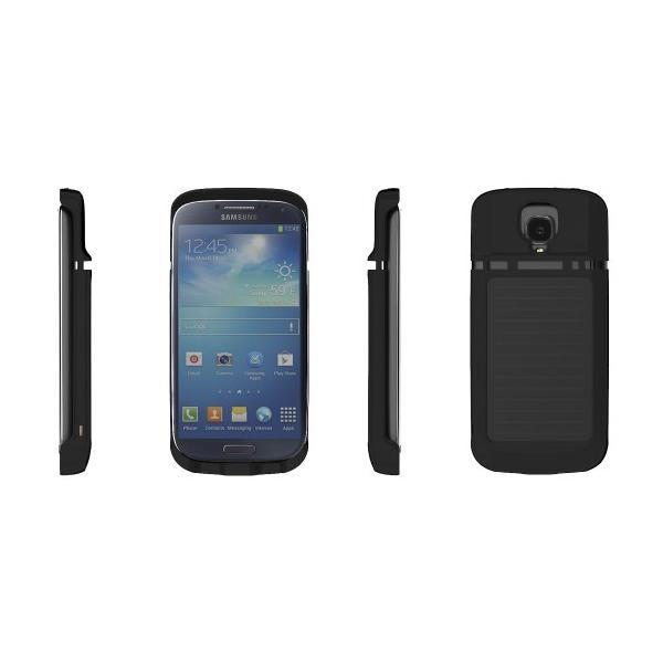 Кейс с вградена соларна батерия 3000 mAh за Samsung Galaxy S4 i9500 - A-solar Power Pack AM503 | JAR Computers Кейс с вградена соларна батерия 3000 mAh за Samsung Galaxy S4 i9500 - A-solar Power Pack AM503