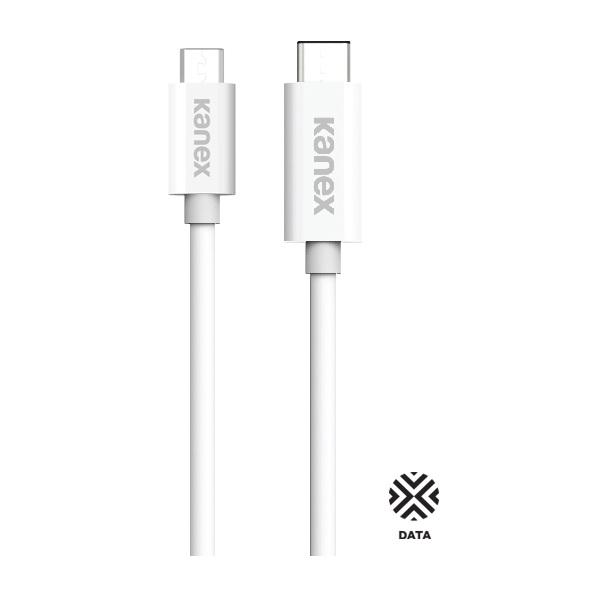 МicroUSB кабел за MacBook и устройства с USB-C порт - Kanex USB-C to microUSB Cable (бял) | JAR Computers МicroUSB кабел за MacBook и устройства с USB-C порт - Kanex USB-C to microUSB Cable (бял)