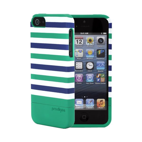 Поликарбонатов слайдер кейс за iPhone SE, iPhone 5S, iPhone 5 - Prodigee Stripes Case (зелен) | JAR Computers Поликарбонатов слайдер кейс за iPhone SE, iPhone 5S, iPhone 5 - Prodigee Stripes Case (зелен)