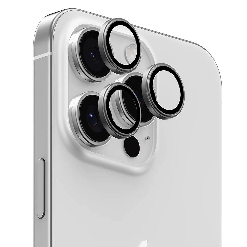 Предпазни сапфирени лещи за камерата на iPhone 16 Pro, iPhone 16 Pro Max - Benks Glass DR Sapphire Lens Protector (сребрист) | JAR Computers Предпазни сапфирени лещи за камерата на iPhone 16 Pro, iPhone 16 Pro Max - Benks Glass DR Sapphire Lens Protector (сребрист)
