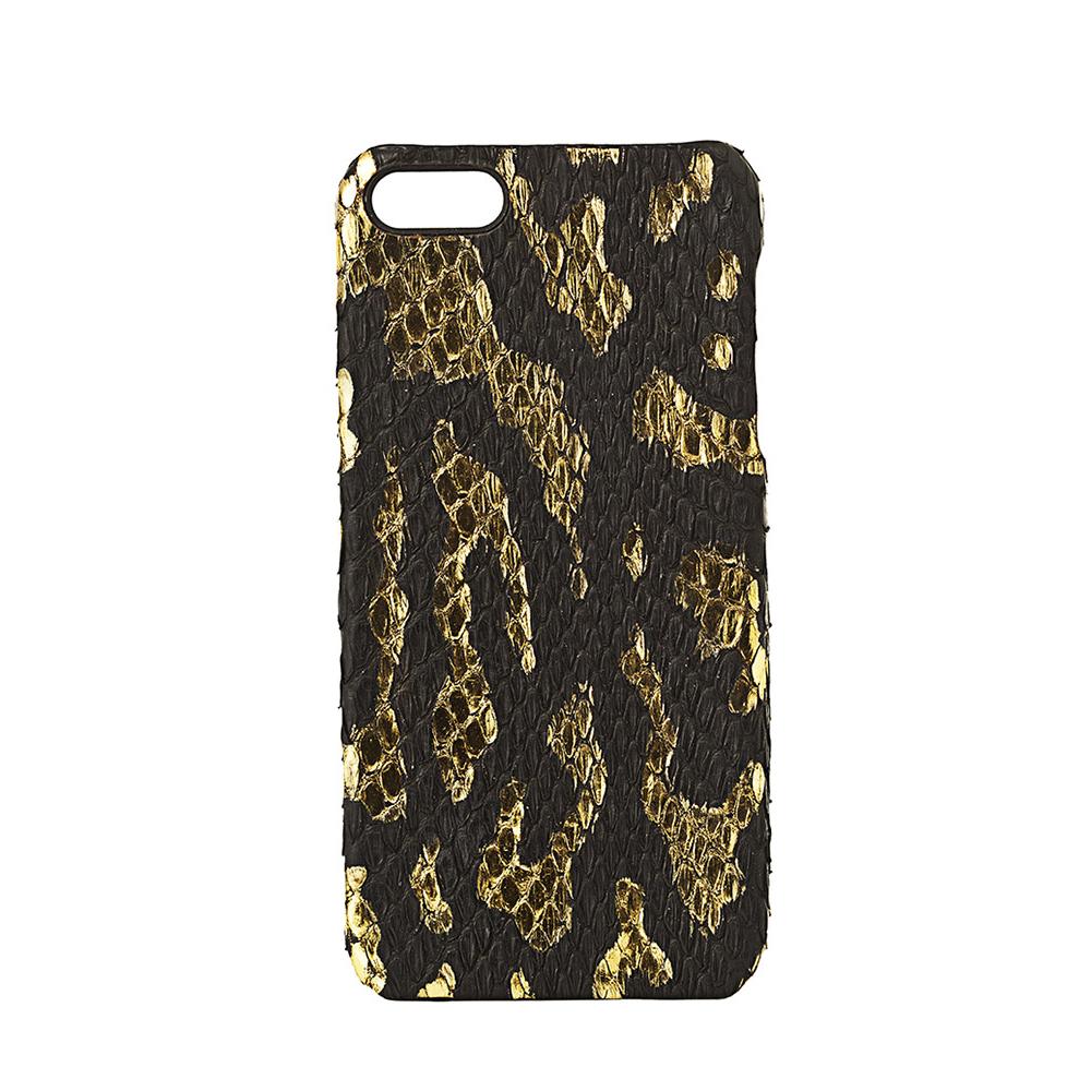 Ръчно изработен кейс от естествена змийска кожа за iPhone 5, iPhone 5S, iPhone SE - 2MeStyle Python Gold Cover | JAR Computers Ръчно изработен кейс от естествена змийска кожа за iPhone 5, iPhone 5S, iPhone SE - 2MeStyle Python Gold Cover
