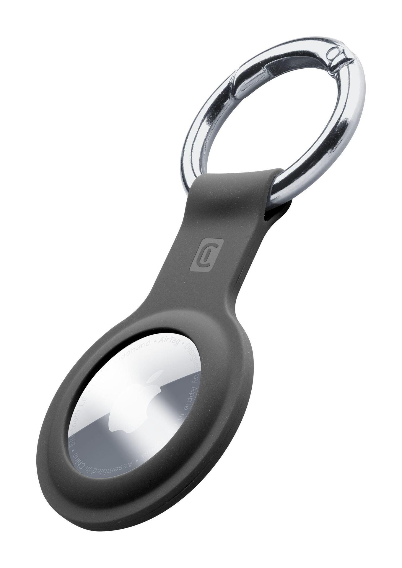 Силиконов ключодържател Key Ring за Apple AirTag, Черен | JAR Computers Силиконов ключодържател Key Ring за Apple AirTag, Черен