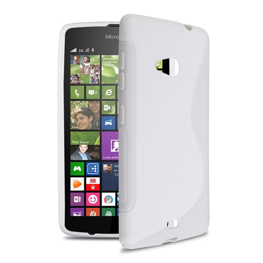 Силиконов (TPU) калъф за Microsoft Lumia 535 - S-Line Cover Case (бял) | JAR Computers Силиконов (TPU) калъф за Microsoft Lumia 535 - S-Line Cover Case (бял)