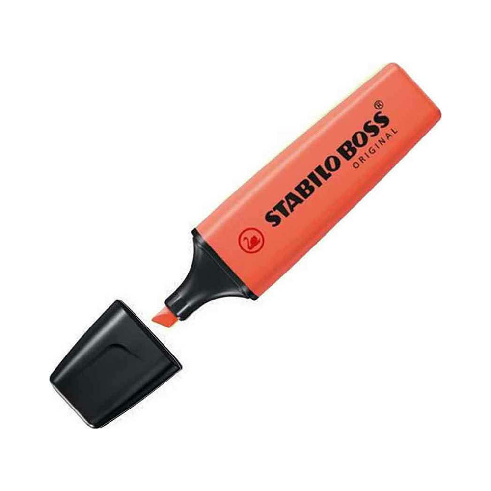 STABILO BOSS Marker (Pastel Coral Red) (70/140) (STB70/140)