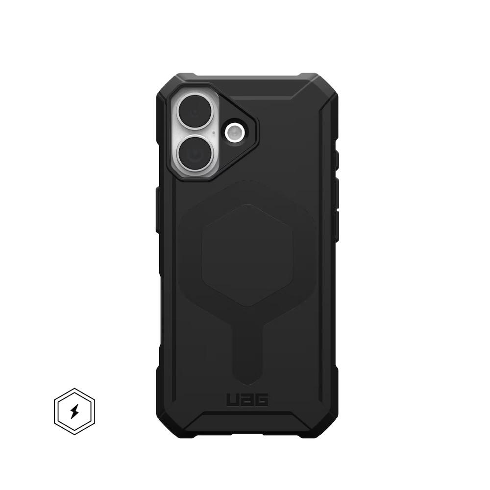 Удароустойчив силиконов калъф с MagSafe за iPhone 17 - UAG Essential Armor MagSafe Case (черен) | JAR Computers Удароустойчив силиконов калъф с MagSafe за iPhone 17 - UAG Essential Armor MagSafe Case (черен)