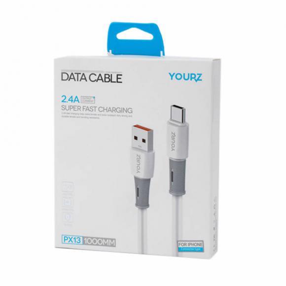 Cable YOURZ-PX13 /168/1 USB to Type-C 2.4A