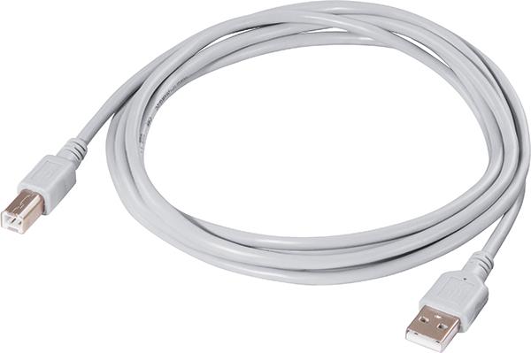 Hama 00034694 USB кабел 1,5 м USB A USB B Сив | JAR Computers Hama 00034694 USB кабел 1,5 м USB A USB B Сив