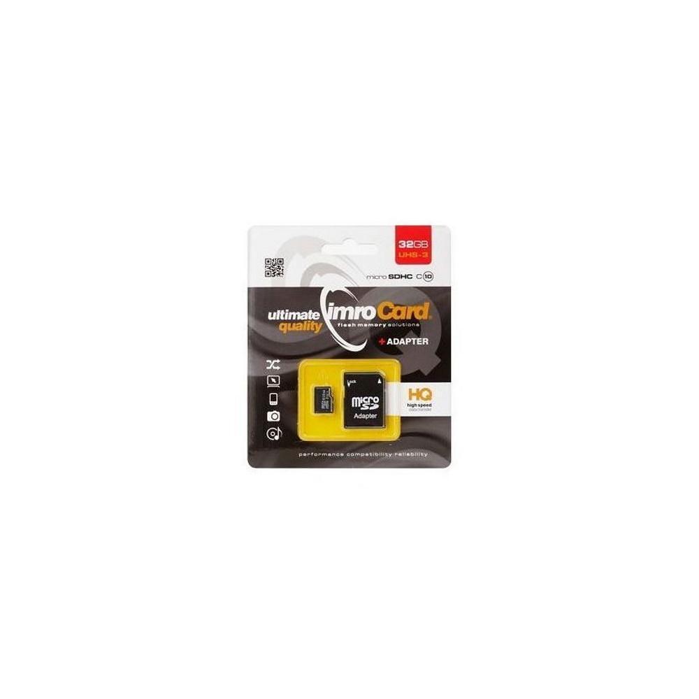 Карта паметImro MicroSD с адптер 32 GB | JAR Computers Карта паметImro MicroSD с адптер 32 GB