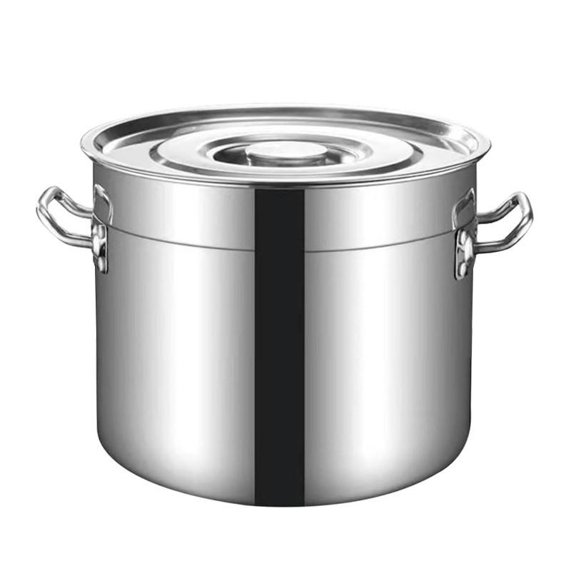 Казан с капак Rosberg R51211C40S, 31 л, 40х25 см, Инокс