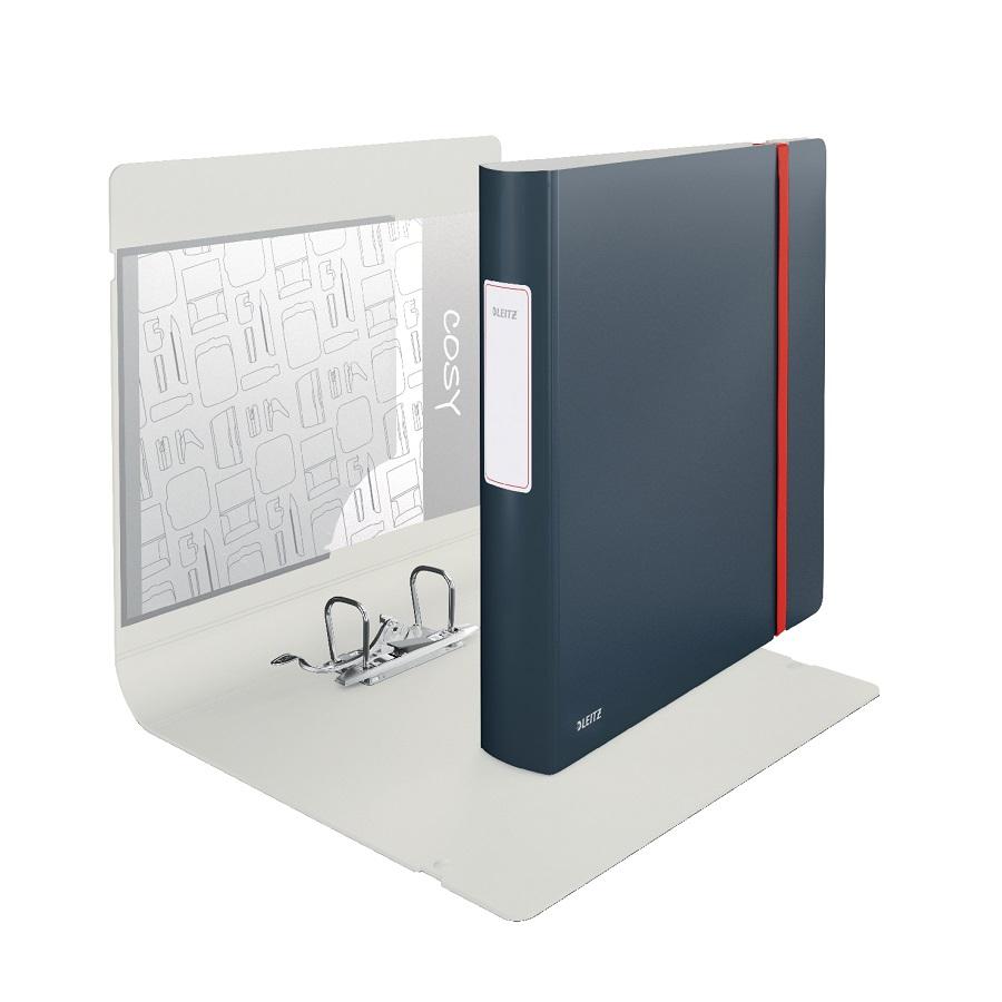Класьор с ластик LEITZ Active Cosy, Polyfoam 2.3 мм, A4, 65 мм, тъмносив | JAR Computers Класьор с ластик LEITZ Active Cosy, Polyfoam 2.3 мм, A4, 65 мм, тъмносив