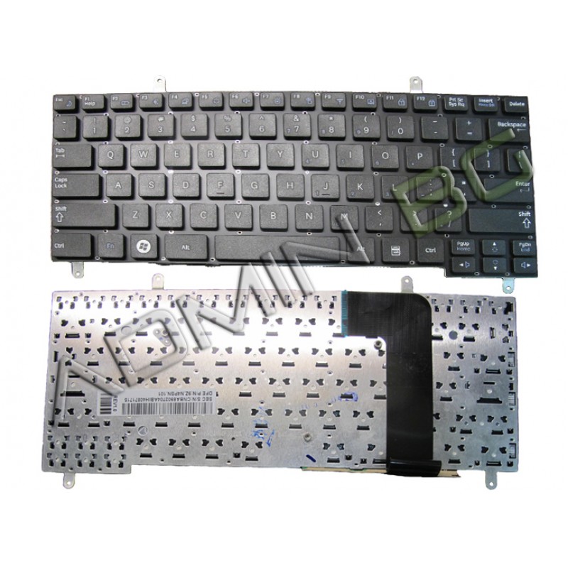 Клавиатура за лаптоп Samsung Mini Laptop N210 N220 Without Frame Black UK | JAR Computers Клавиатура за лаптоп Samsung Mini Laptop N210 N220 Without Frame Black UK