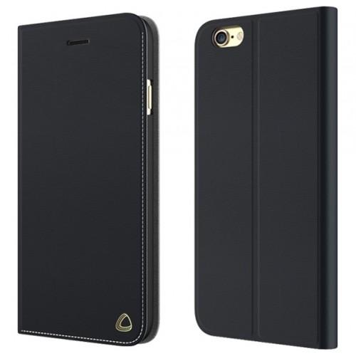 Кожен калъф (естествена кожа) с поставка за iPhone 8 Plus, iPhone 7 Plus - OCCA Jacket Collection Genuine Leather (черен) | JAR Computers Кожен калъф (естествена кожа) с поставка за iPhone 8 Plus, iPhone 7 Plus - OCCA Jacket Collection Genuine Leather (черен)