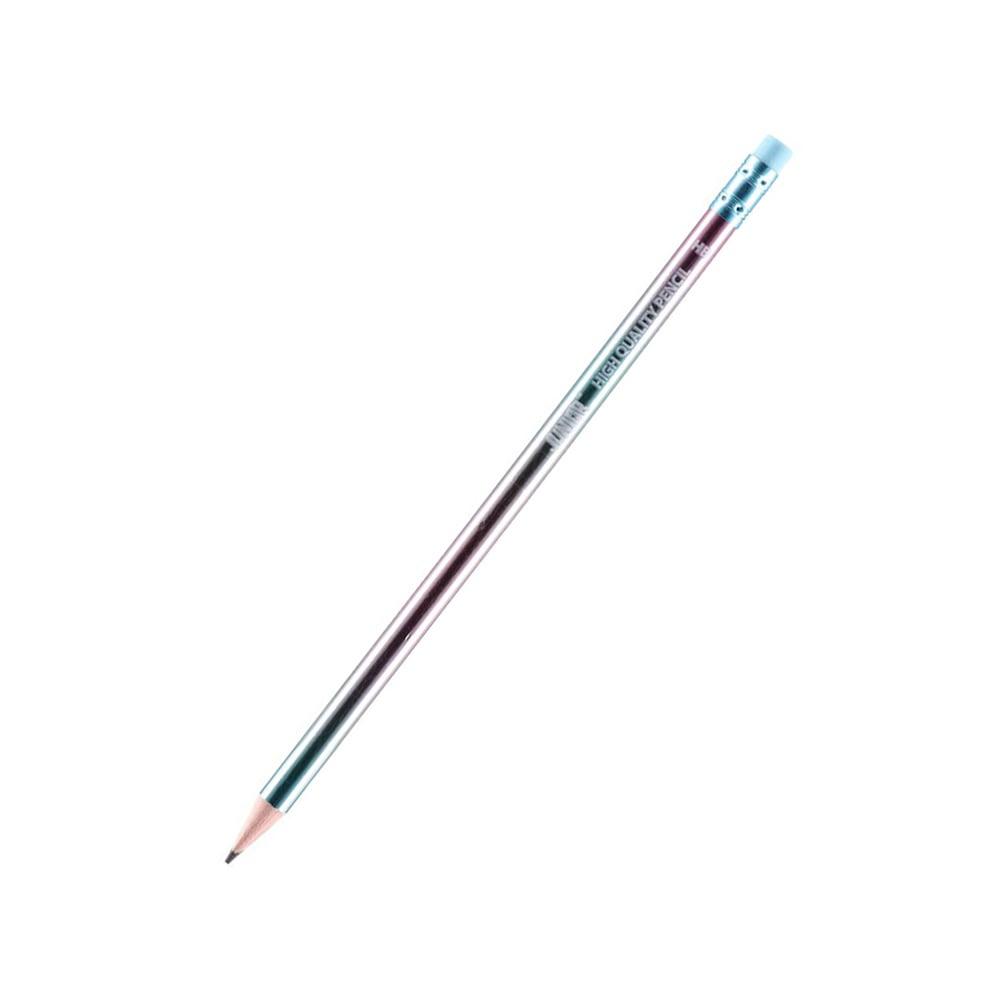Молив Junior Colores, HB, с гума, металикови цветове, асорти
