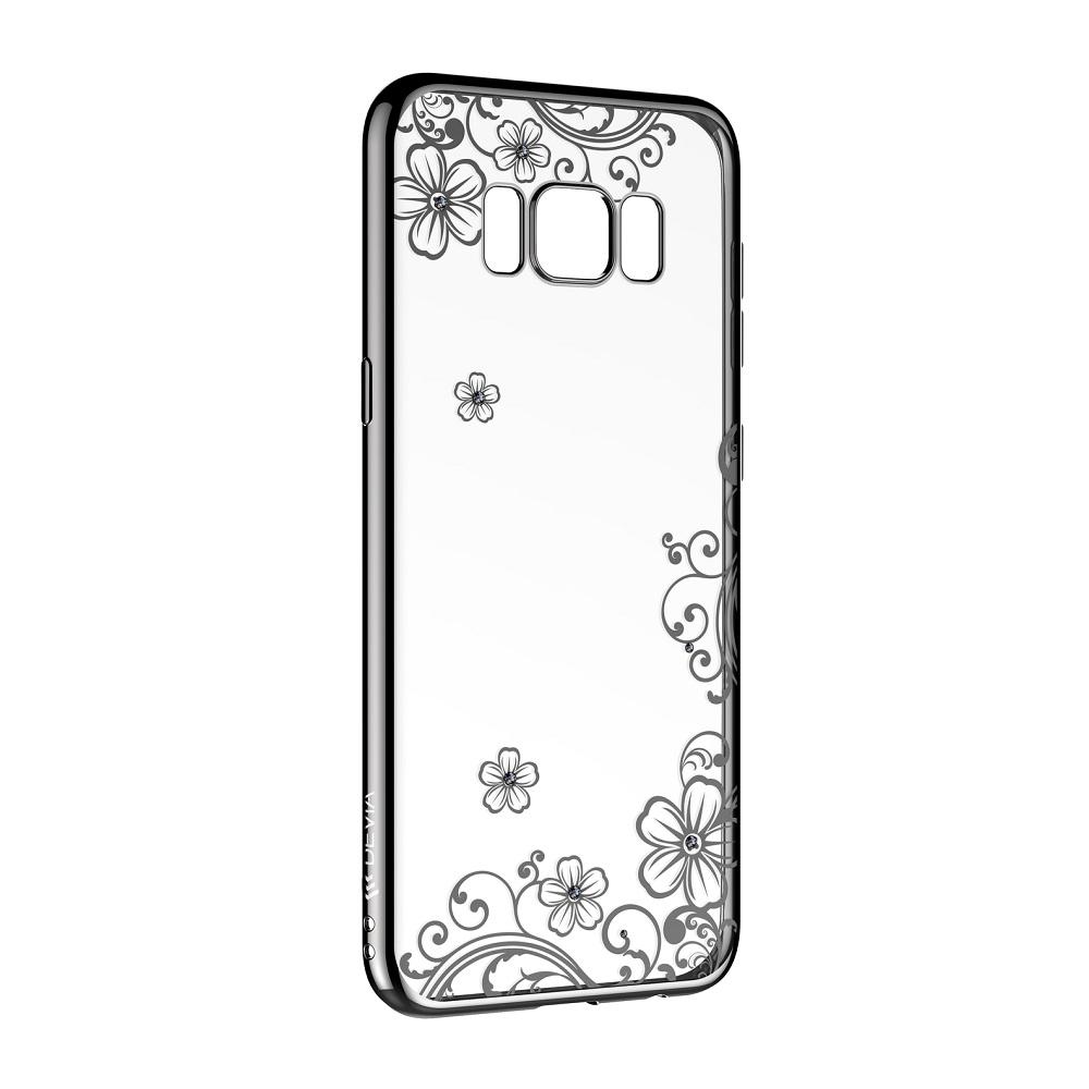 Поликрабонатов кейс за Samsung Galaxy S8 Plus (с кристали Сваровски) - Devia Crystal Joyous Case (черен) | JAR Computers Поликрабонатов кейс за Samsung Galaxy S8 Plus (с кристали Сваровски) - Devia Crystal Joyous Case (черен)