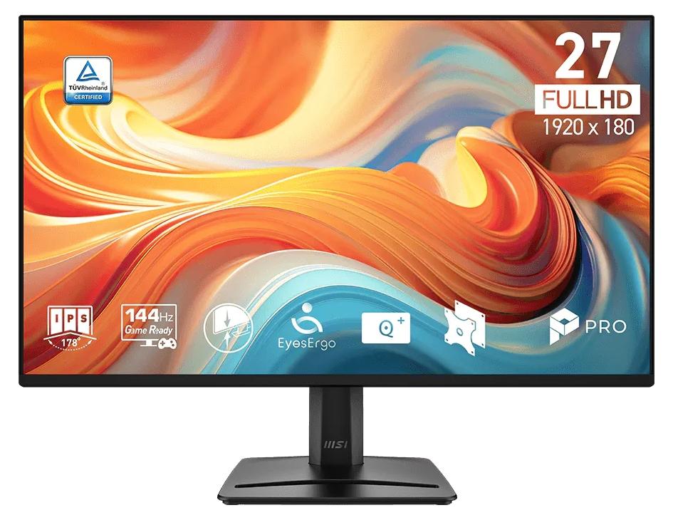 Професионален монитор MSI - PRO MP275 E14L, 27'', FHD, IPS | JAR Computers Професионален монитор MSI - PRO MP275 E14L, 27'', FHD, IPS
