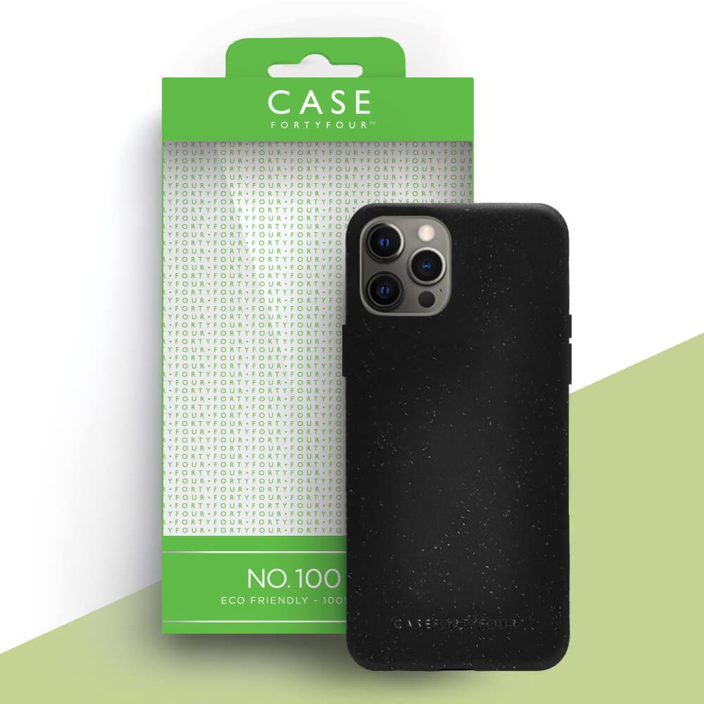Рециклируем хибриден кейс за iPhone 12 Pro Max - Case FortyFour No.100 Case (черен) | JAR Computers Рециклируем хибриден кейс за iPhone 12 Pro Max - Case FortyFour No.100 Case (черен)
