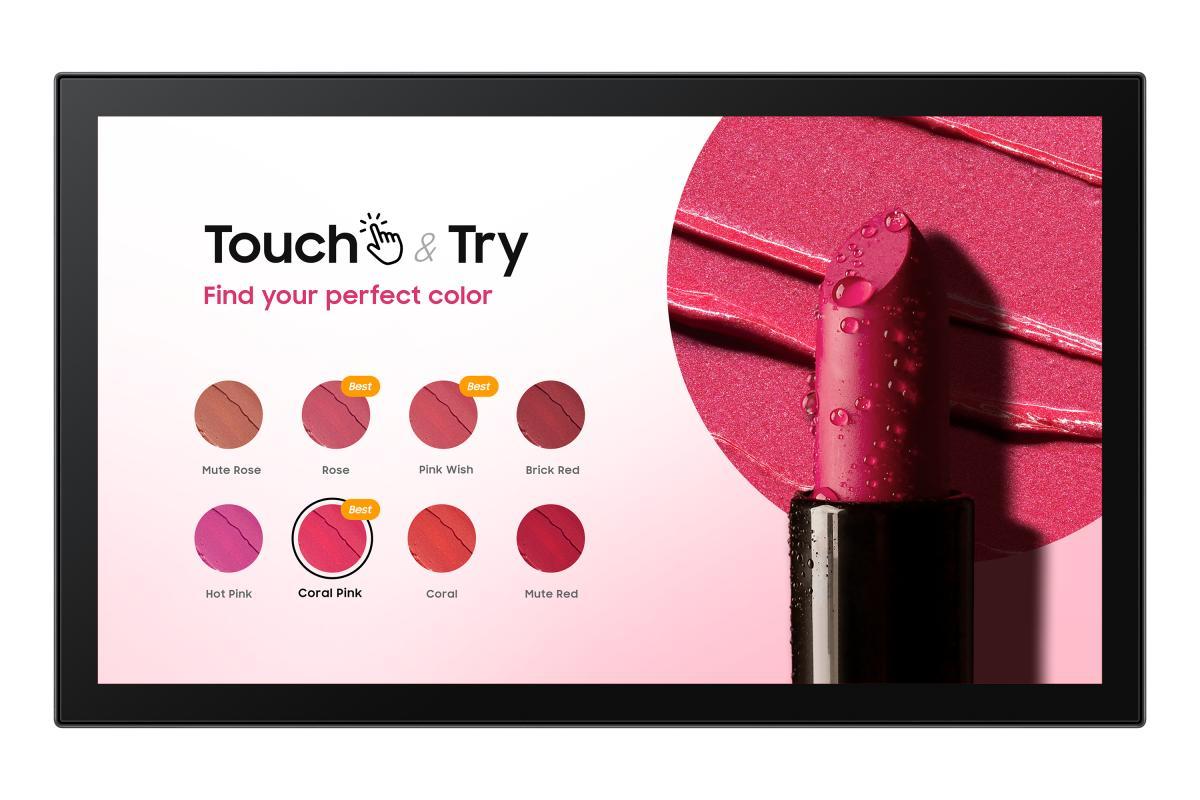 Samsung QB13C-T Digital signage flat panel 33 cm (13") LCD Wi-Fi 500 cd/m² Full HD Black Touchscreen Tizen 7.0 16/7 | JAR Computers Samsung QB13C-T Digital signage flat panel 33 cm (13") LCD Wi-Fi 500 cd/m² Full HD Black Touchscreen Tizen 7.0 16/7