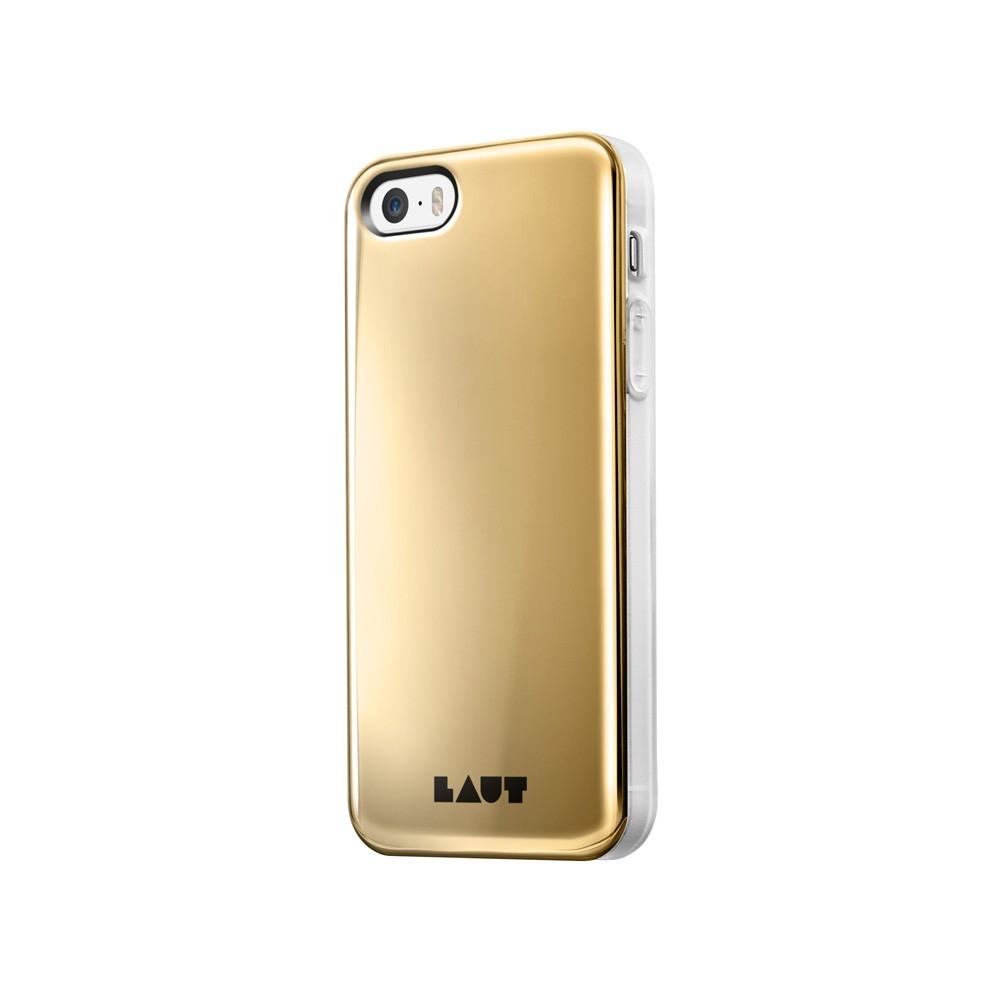 Силиконов (TPU) калъф и покритие за дисплея за iPhone 5S, iPhone 5, iPhone SE - LAUT Huex Case (златист) | JAR Computers Силиконов (TPU) калъф и покритие за дисплея за iPhone 5S, iPhone 5, iPhone SE - LAUT Huex Case (златист)