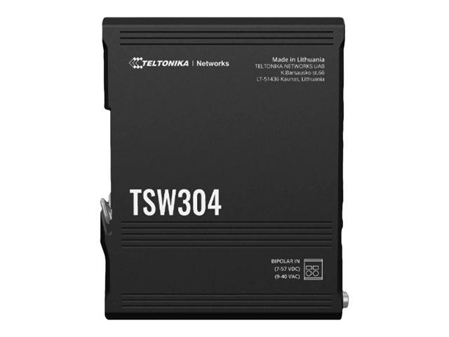 TELTONIKA NETWORKS TSW304 Gigabit ethernet switch with DIN rail