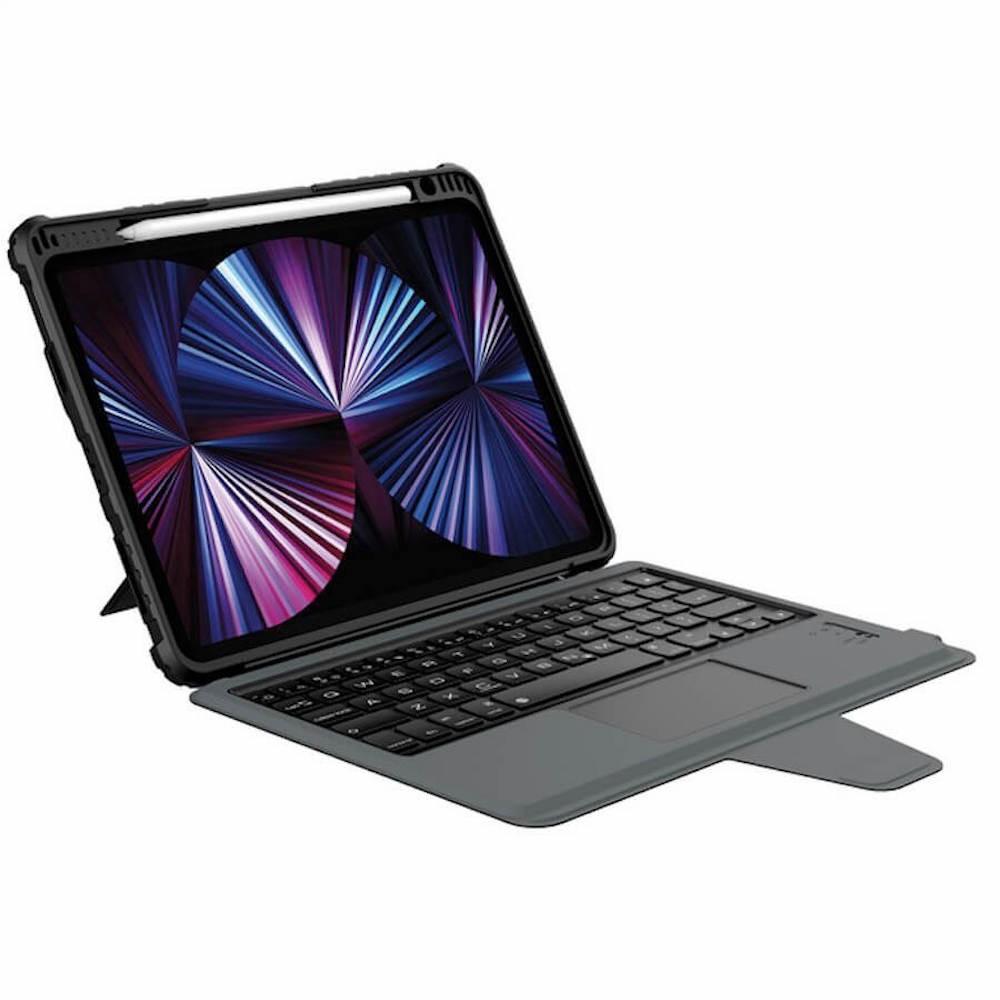 Удароустойчив кейс, с отделяща клавиатура и поставка за Apple iPad 9 (2021), iPad 8 (2020), iPad 7 (2019) - Nillkin Bumper Combo Keyboard Protective Case (черен) | JAR Computers Удароустойчив кейс, с отделяща клавиатура и поставка за Apple iPad 9 (2021), iPad 8 (2020), iPad 7 (2019) - Nillkin Bumper Combo Keyboard Protective Case (черен)