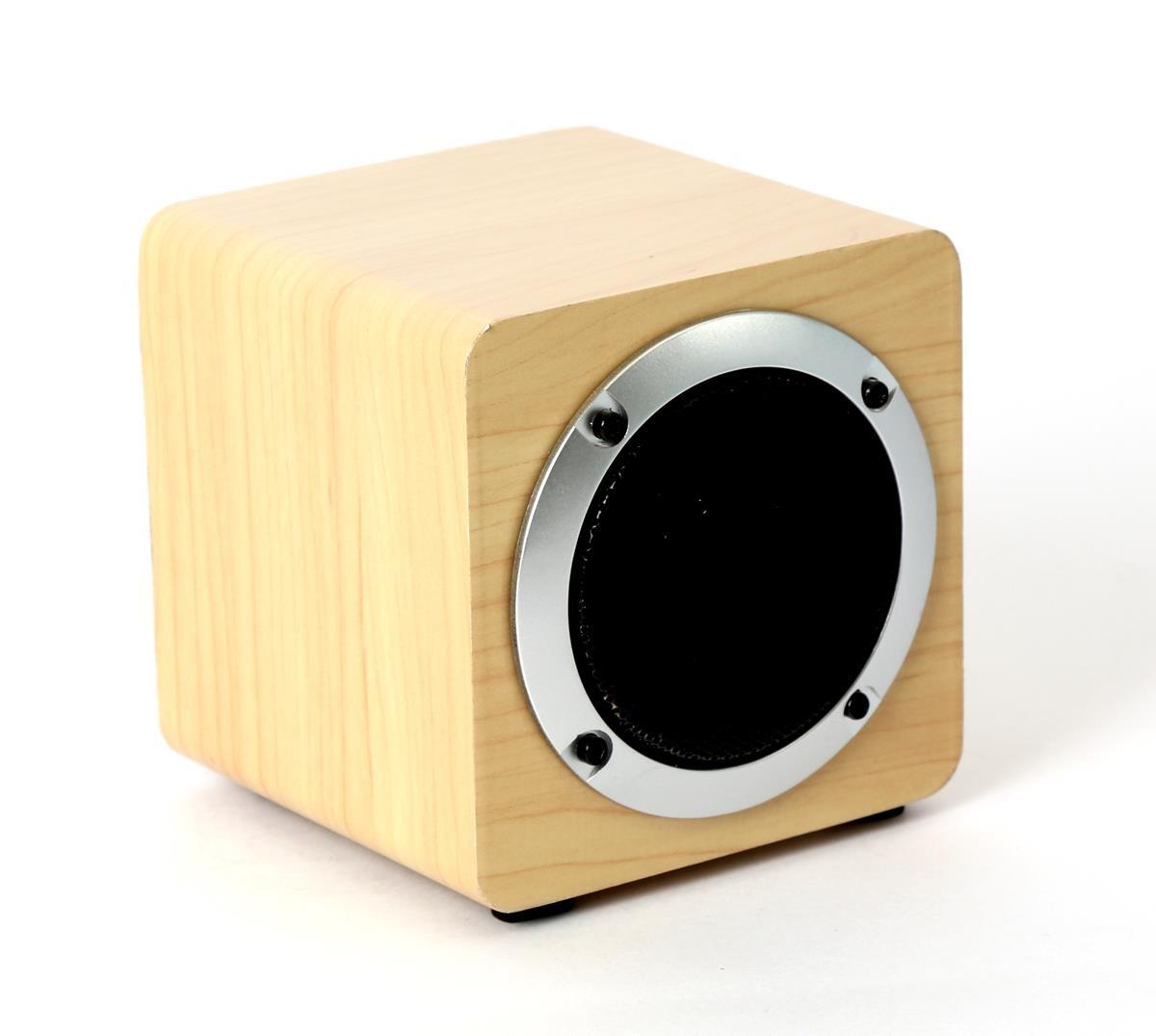 Безжичен портативен спийкър за мобилни устройства - Omega Speaker OG61W Wooden 5W, 4 in. Bluetooth V4.2 TWS System (светлокафяв) | JAR Computers Безжичен портативен спийкър за мобилни устройства - Omega Speaker OG61W Wooden 5W, 4 in. Bluetooth V4.2 TWS System (светлокафяв)