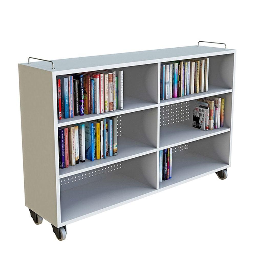 Библиотечен стелаж RFG Active Book, с колелца, ПДЧ