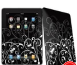 B&W Fleur скин за iPad (първо поколение) | JAR Computers B&W Fleur скин за iPad (първо поколение)