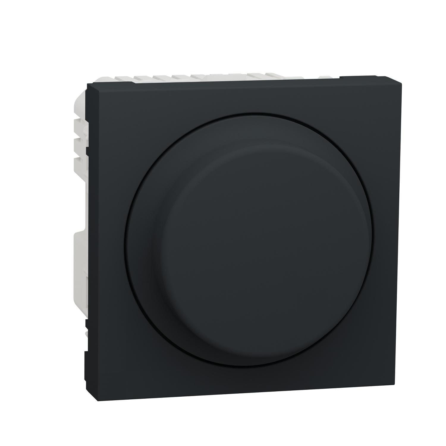 Димер с бутон 400W универсален, 2M, антрацит - SCHNEIDER ELECTRIC New Unica NU351454 | JAR Computers Димер с бутон 400W универсален, 2M, антрацит - SCHNEIDER ELECTRIC New Unica NU351454