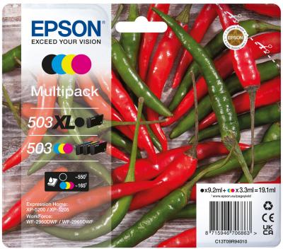 Epson Multipack 4-colours 503 XL Black/Std. CMY | JAR Computers Epson Multipack 4-colours 503 XL Black/Std. CMY