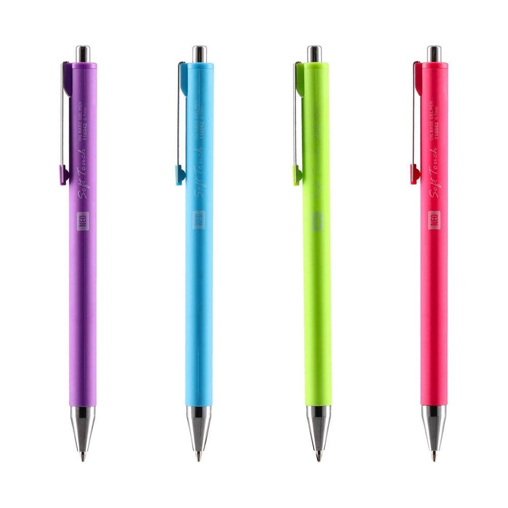 Химикалка Sazio Monochrome, автоматична, 0.7 mm, асорти, 1 брой