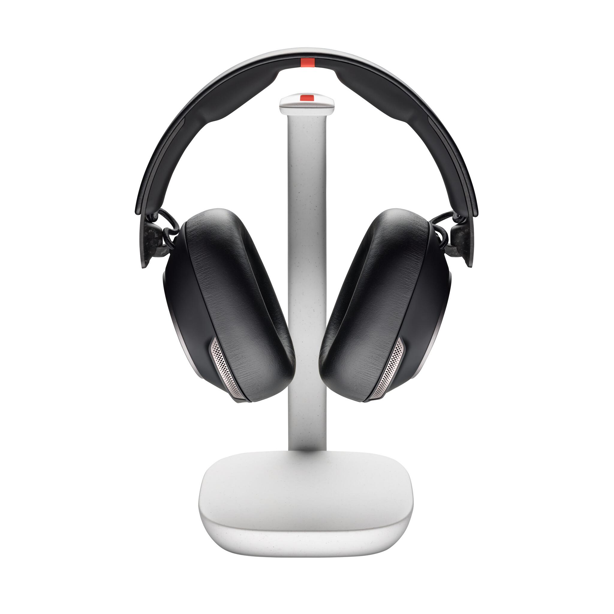HP Poly Voyager Surround 85 UC сертифицирани за Microsoft Teams USB-C слушалки, USB-C/A адаптер и стойка за зареждане