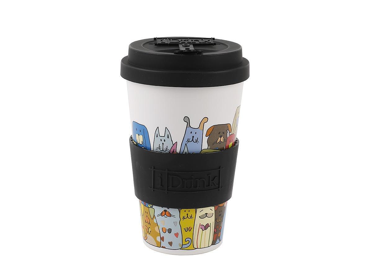 i-total RPET чаша за кафе, 435ml, колекция PAWSITIVE | JAR Computers i-total RPET чаша за кафе, 435ml, колекция PAWSITIVE